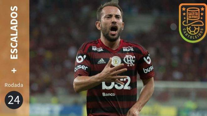 Os mais escalados da 24ª rodada do Cartola FC 2019