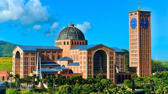 Santuário Nacional de Aparecida, segunda maior basílica do mundo, espera receber 340 mil fiéis até o dia 12 de outubro.