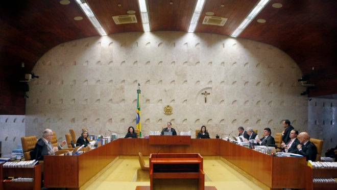 O plenário do Supremo Tribunal Federal.