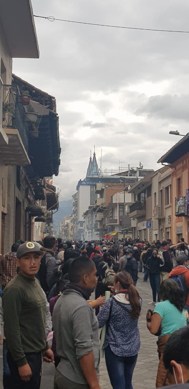 Manifestações contra o governo do presidente do Equador Lenín Moreno em Cuenca, 9 de outubro de 2019