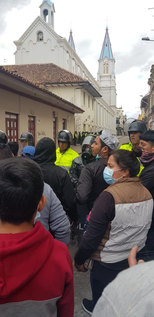 Manifestações contra o governo do presidente do Equador Lenín Moreno em Cuenca, 9 de outubro de 2019