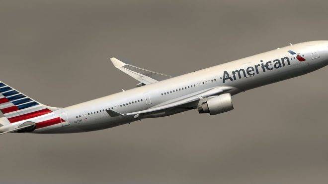 Avião da American Airlines