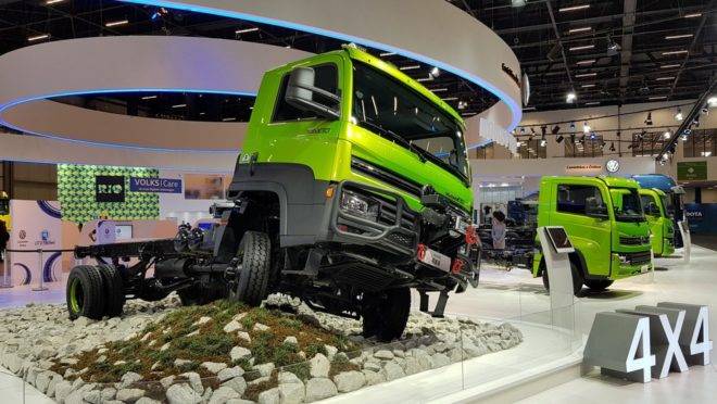 O VW Delivery ganha a versão 11.180 4×4, para aplicações mais severas. Foto: Renyere Trovão