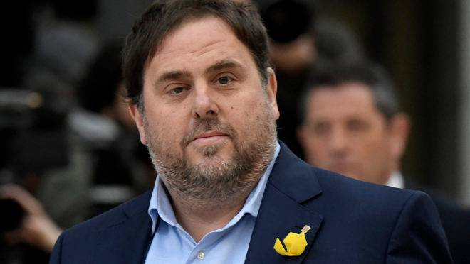 Vice-presidente regional deposto da Catalunha, Oriol Junqueras