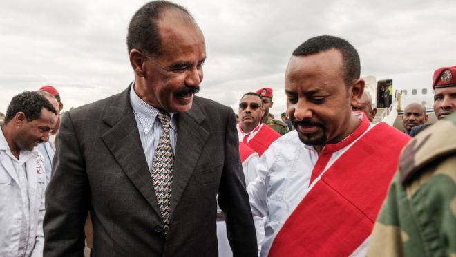 Isaias Afwerki e Abiy Ahmed