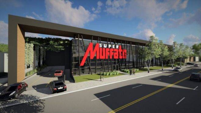 Fachada do novo Super Muffato em Santa Felicidade