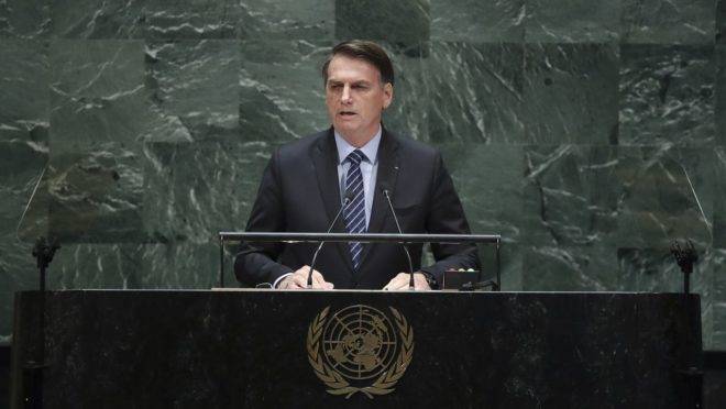Presidente Jair Bolsonaro discursou na Assembleia Geral da ONU em setembro. Brasil garantiu vaga no Conselho de Direitos Humanos da organização.