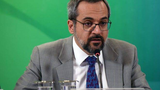 O ministro da Educação Abraham Weintraub.