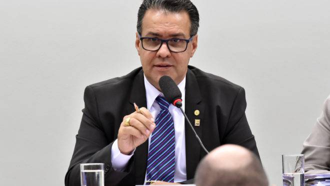 O líder da bancada da bala, Capitão Augusto (PL-SP).
