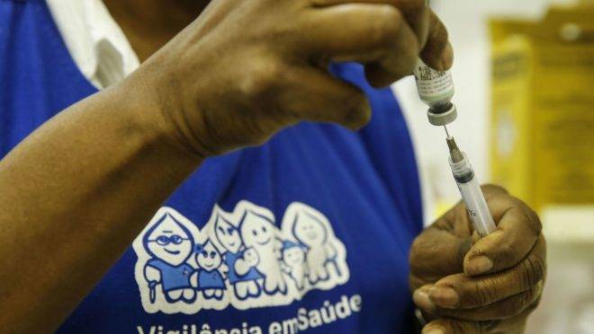 Fim de semana será de reforço na campanha de vacinação contra o sarampo