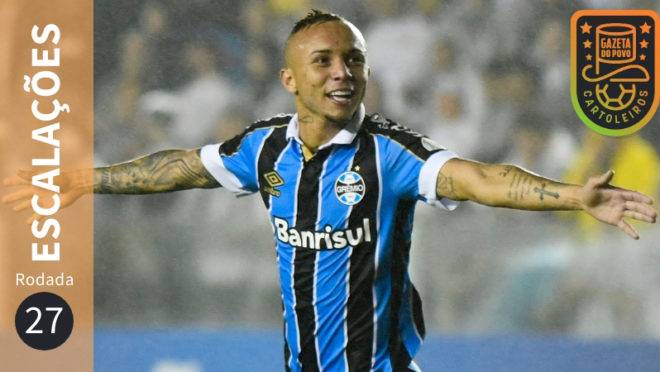 Prováveis escalações da 27.ª rodada do Cartola FC 2019.