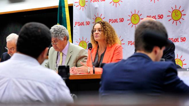 Luciana Genro foi fundadora do PSOL. Chico Alencar e Ivan Valente entraram no partido em 2005