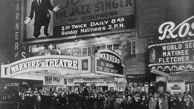 Estreia de “O Cantor de Jazz”, em 1927