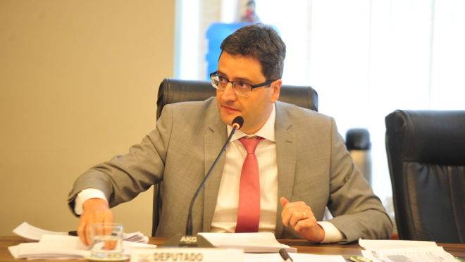 Deputado estadual Homero Marchese (Pros), durante reunião da CCJ