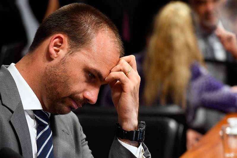 PSL confirma punição a deputados ligados a Bolsonaro; veja a lista Deputado Eduardo Bolsonaro (PSL-SP)