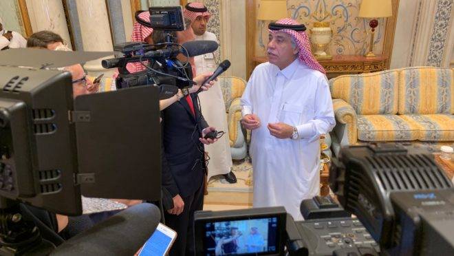 Ministro de Comércio e Investimento da Arábia Saudita, Majid bin Abdullah Al Qasabi