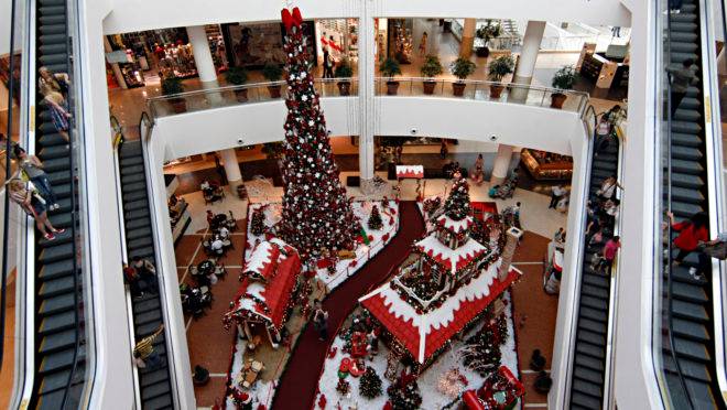 O natal no Shopping Palladium começa na quarta-feira (6).