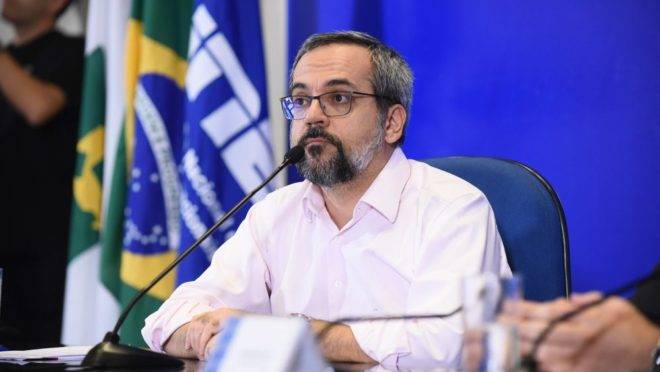 O ministro da Educação Abraham Weintraub.