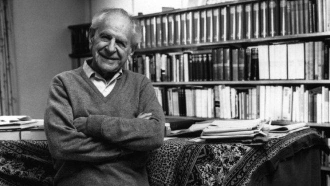 O filósofo austríaco Karl Popper