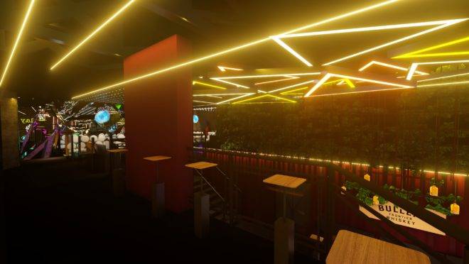 Uma das pistas do Level Club, a nova balda de Curitiba.