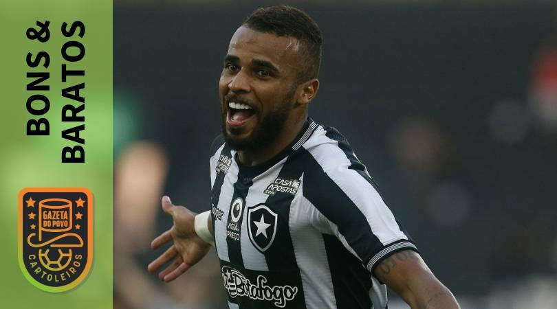Alex Santana, do Botafogo, é opção de jogador bom e barato na 32ª rodada do Cartola FC 2019.