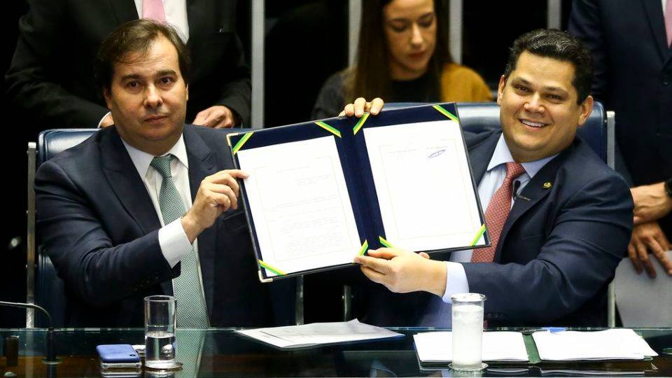 promulgação da reforma da Previdência
