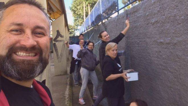 Pastor Samuel Pinheiro e voluntários do Projeto Mercy Day.