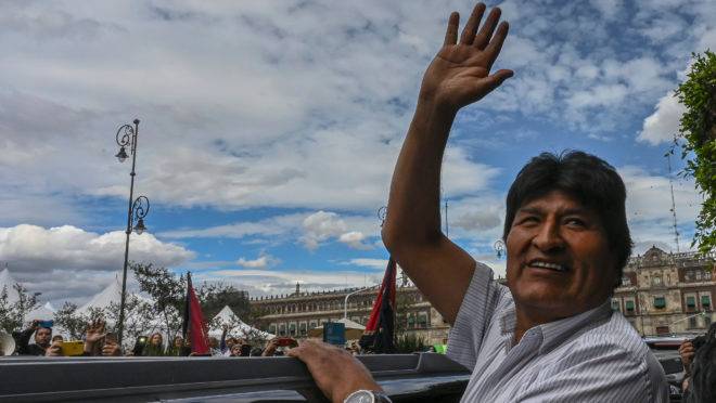 Ex-presidente boliviano Evo Morales está exilado no México