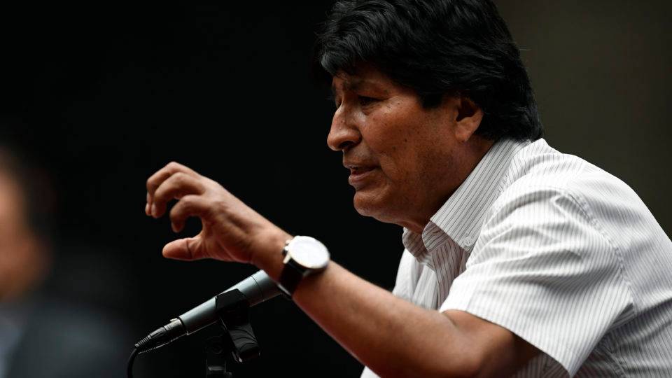 O ex-presidente boliviano Evo Morales
