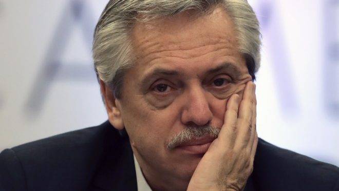 O presidente eleito da Argentina, Alberto Fernandez