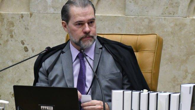 Presidente do STF, Dias Toffoli, foi o primeiro a votar no julgamento sobre a legalidade do compartilhamento de dados.