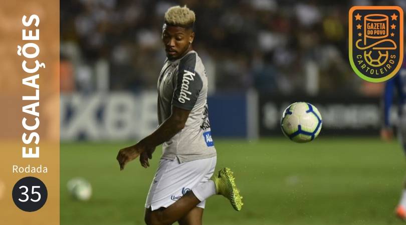 Marinho, do Santos, é desfalque para a 35ª rodada do Cartola FC 2019.
