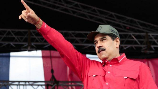 O ditador da Venezuela, Nicolás Maduro, em Caracas, 21 de novembro de 2019