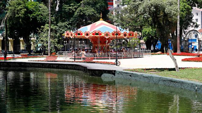 Passeio Público de Curitiba após obras de revitalização