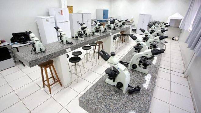 Laboratório da Unioeste em Francisco Beltrão.