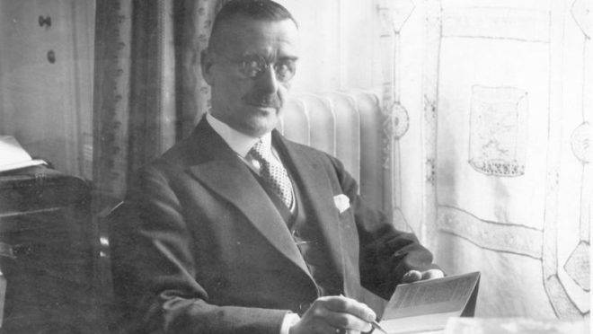 O escritor Thomas Mann