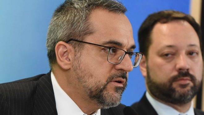 O ministro O ministro da Educação, Abraham Weintraub.