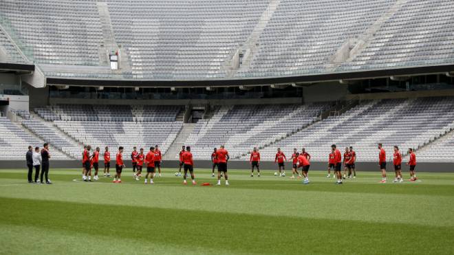 Athletico se prepara para encarar o Santos pelo Brasileirão