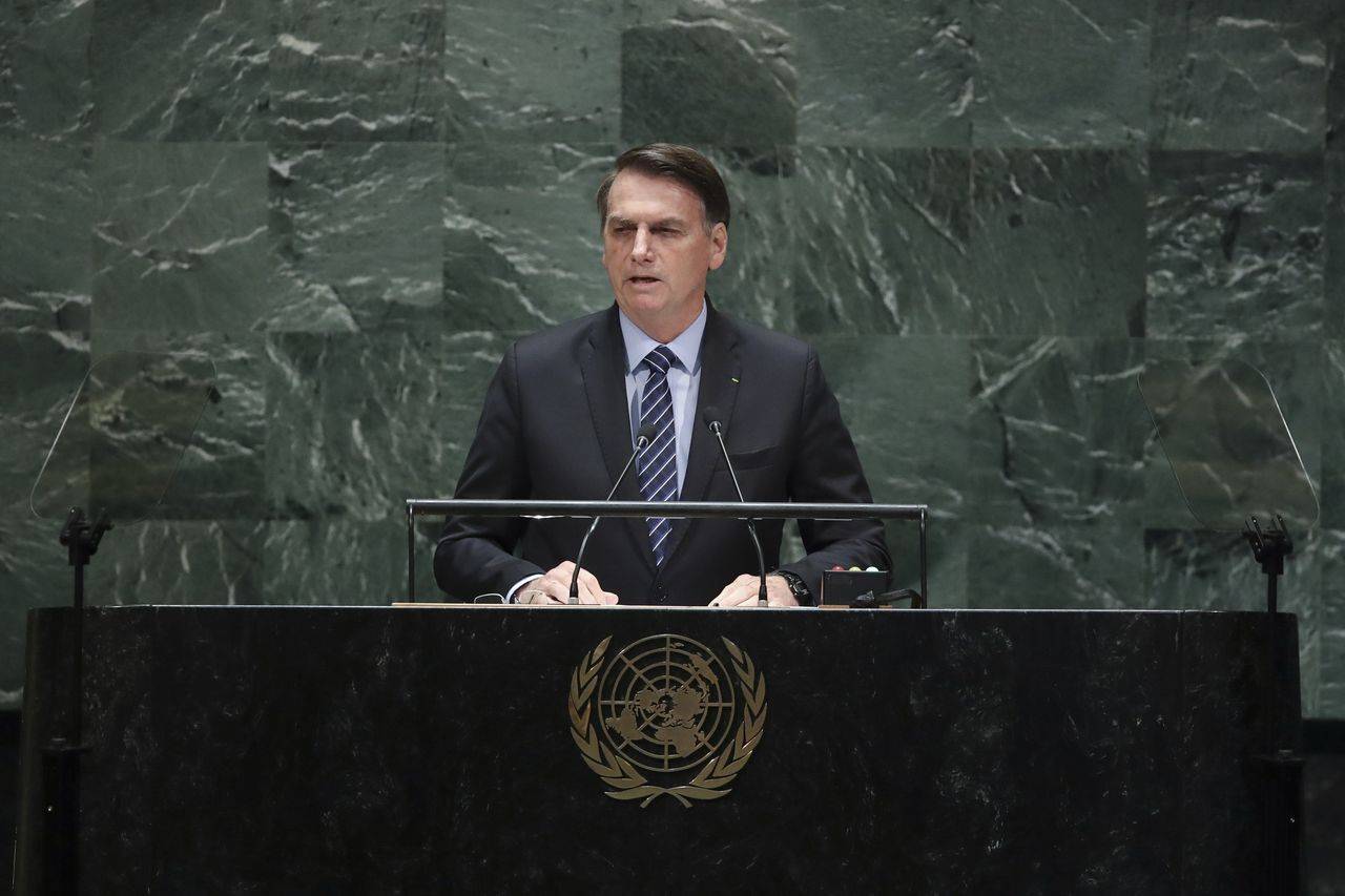 Bolsonaro discursa na Assembleia-Geral da ONU de 2019: presidente disse não se preocupar com a dívida do país nas Nações Unidas.