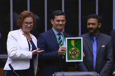 Sergio Moro foi homenageado na Câmara dos Deputados Sergio Moro foi homenageado na Câmara dos Deputados