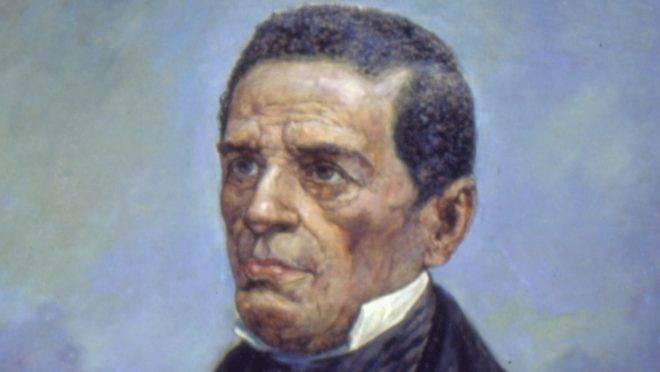 Detalhe do retrato de Antônio Rebouças pintado por Domenico Failutti.