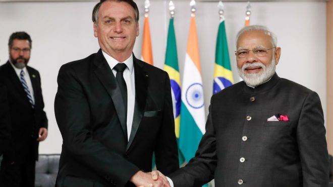 Índia e África serão foco da política externa de Bolsonaro em 2020