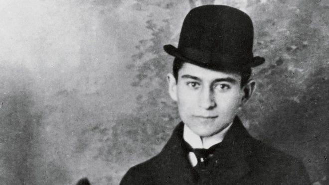 O escritor tcheco Franz Kafka.