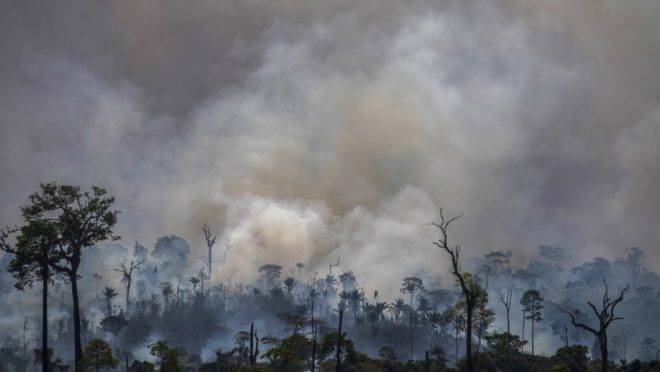 Queimada na Floresta Amazônica perto de Altamira, no Pará: regras claras e incentivos podem ajudar financeiramente os produtores que não desmatarem as terras