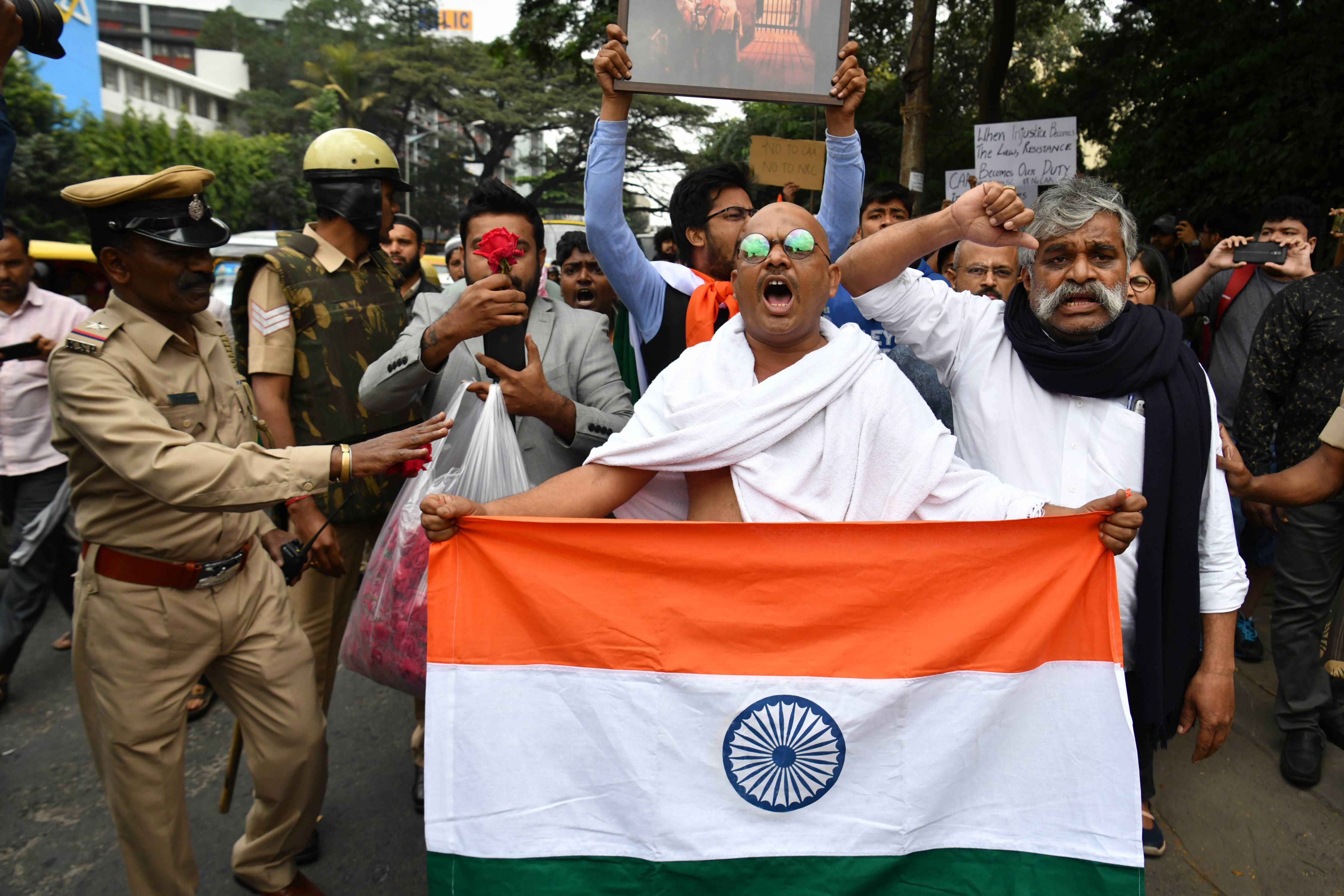 Manifestação contra a nova lei de cidadania da Índia
