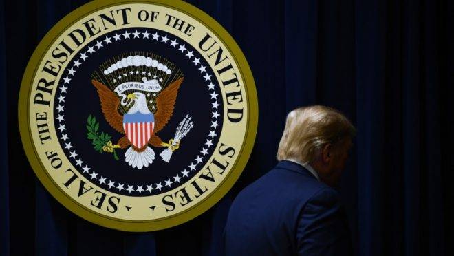 O presidente dos Estados Unidos, Donald Trump