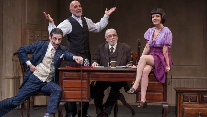 Peça dirigida por Jô Soares tem Cassio Scapin como Salvador Dalí e Pedro Paulo Rangel interpretando Sigmund Freud | /Divulgação