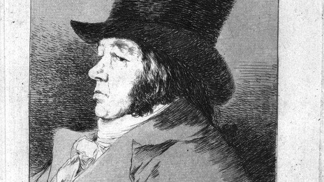 O autorretrato de Goya é o primeiro capricho da exposição que abre hoje à noite no MON | Reprodução