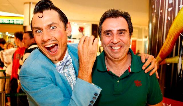 Palhaço divertiu os presentes |