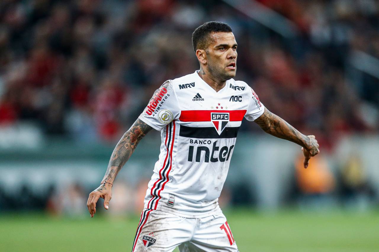 Daniel Alves foi uma das principais contratações do futebol brasileiro em 2019. Foto: André Rodrigues/Gazeta do Povo Daniel Alves foi uma das principais contratações do futebol brasileiro em 2019. Foto: André Rodrigues/Gazeta do Povo